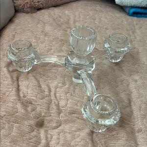 Elegant Glass Candle Holder